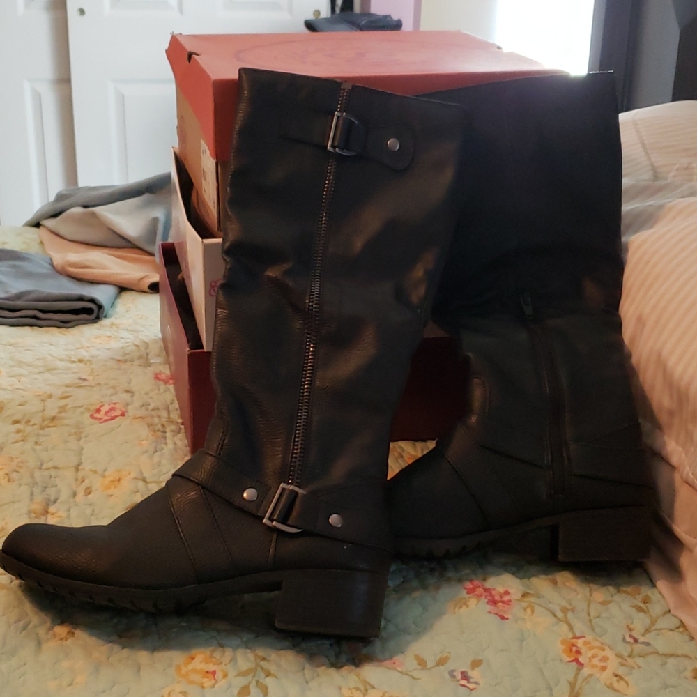 Knee high boots